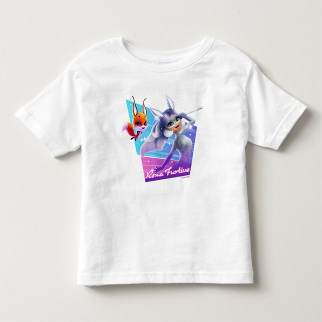 Camiseta De Bebé Gráfica de Rena Furtiva (Anverso)
