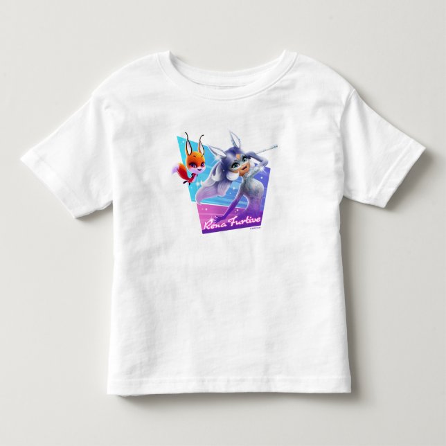 Camiseta De Bebé Gráfica de Rena Furtive (Anverso)