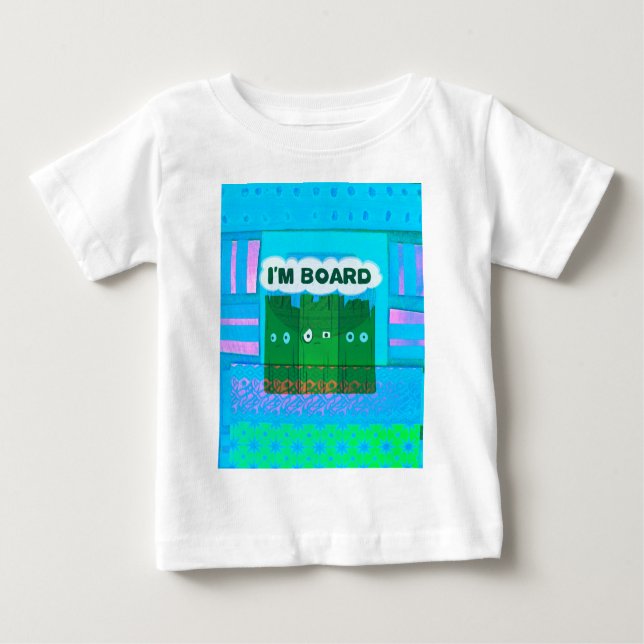 Camiseta De Bebé Gráfica Inspiradora divertida me aburre el arte de (Anverso)