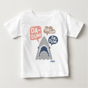 Camiseta De Bebé Gráfico "Da-Dum" del infante Jaws Shark