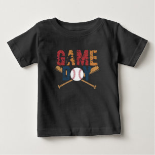 Camiseta De Bebé Gráfico de béisbol en el Día del Juego