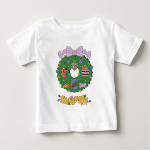 Camiseta De Bebé Gráfico de corona de snacks navideños de Scooby-Do