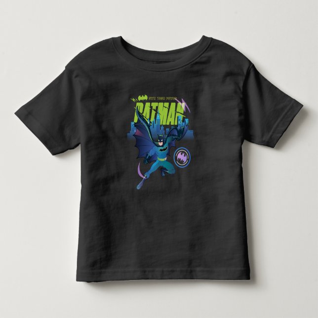 Camiseta De Bebé Gráfico de la ciudad de Batman "Own Your Power" (Anverso)