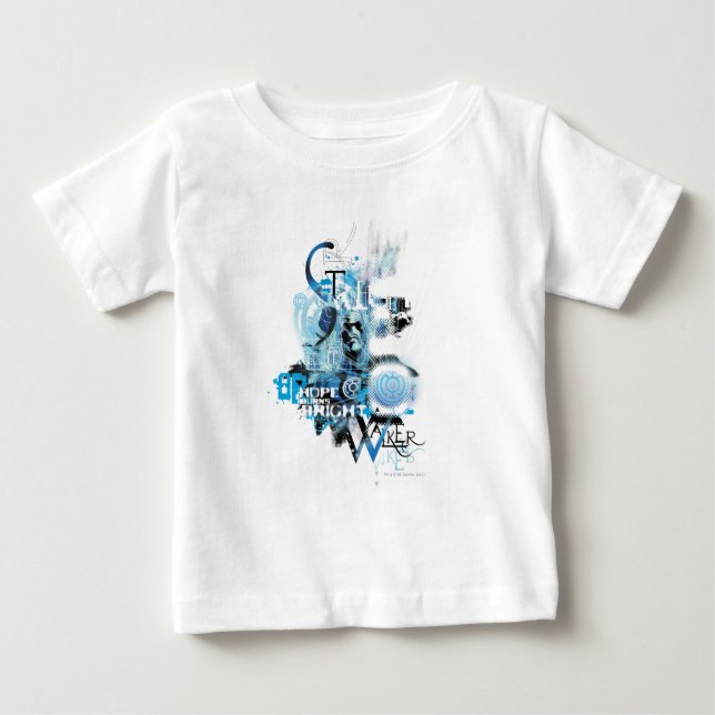 Camiseta De Bebé Gráfico de linterna azul 1 (Anverso)