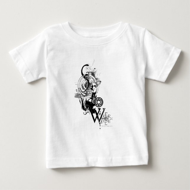 Camiseta De Bebé Gráfico de linterna azul 2 (Anverso)