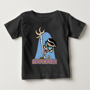 Camiseta De Bebé Gráfico de nombre de carácter de Mandark