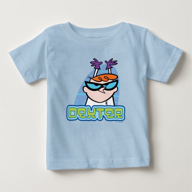 Camiseta De Bebé Gráfico de nombre de carácter Dexter (Anverso)