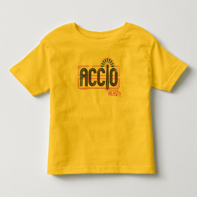 Camiseta De Bebé Gráfico de ortografía de Red Art Deco ACCIO™ (Anverso)