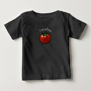 Camiseta De Bebé Gráfico de Tomate Italiano Pomodoro Rústico