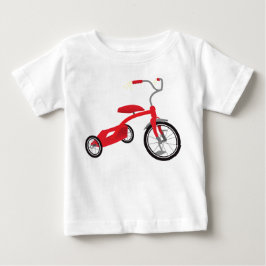 Camiseta De Bebé Gráfico de triciclo rojo