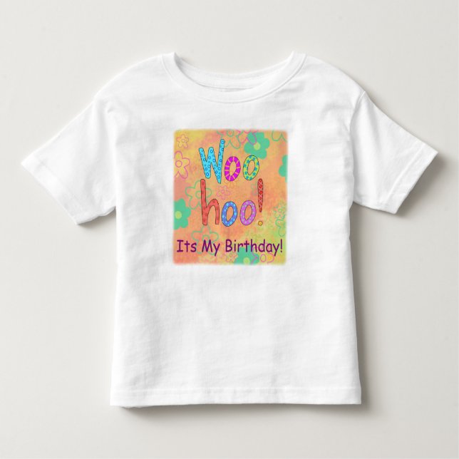 Camiseta De Bebé Gráfico de Woohoo infantil es mi Naranja de cumple (Anverso)