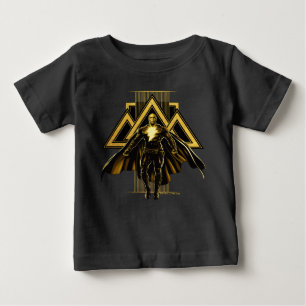 Camiseta De Bebé Gráfico del pilar triangular del Adam negro