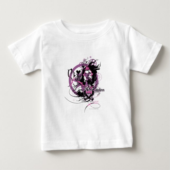 Camiseta De Bebé Gráfico Star Sapphire 6 (Anverso)
