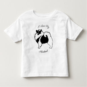 Camiseta De Bebé Gráficos Keeshond - Pequeño artista de perro origi