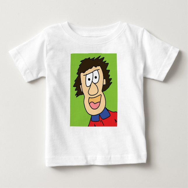 Camiseta De Bebé grampa joven (Anverso)