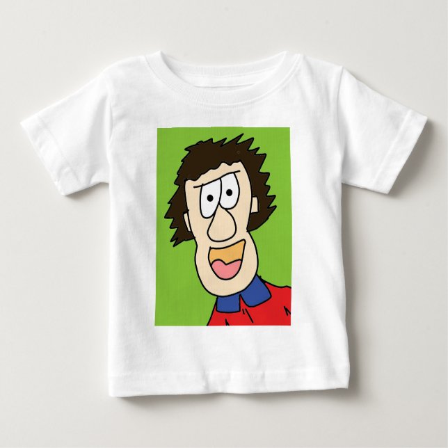 Camiseta De Bebé grampa joven (Anverso)
