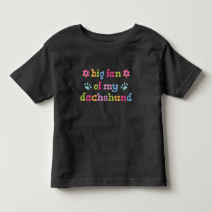 Camiseta De Bebé Gran admirador de mi Dachshund