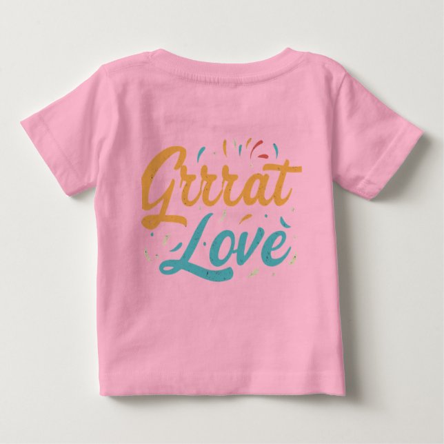 Camiseta De Bebé Gran amor (Reverso)