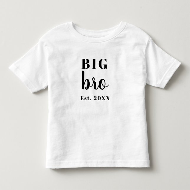 Camiseta De Bebé Gran año de hermano (Anverso)