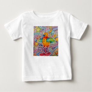 Camiseta De Bebé Gran Ave Amarillo