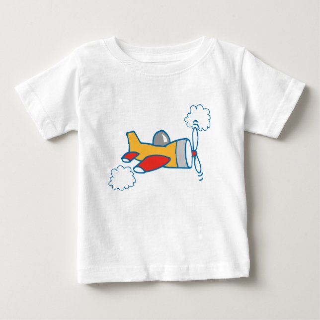 Camiseta De Bebé Gran avión (Anverso)
