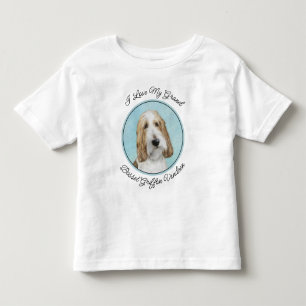 Camiseta De Bebé Gran Basset Griffon Vendeen - Arte Perro Original