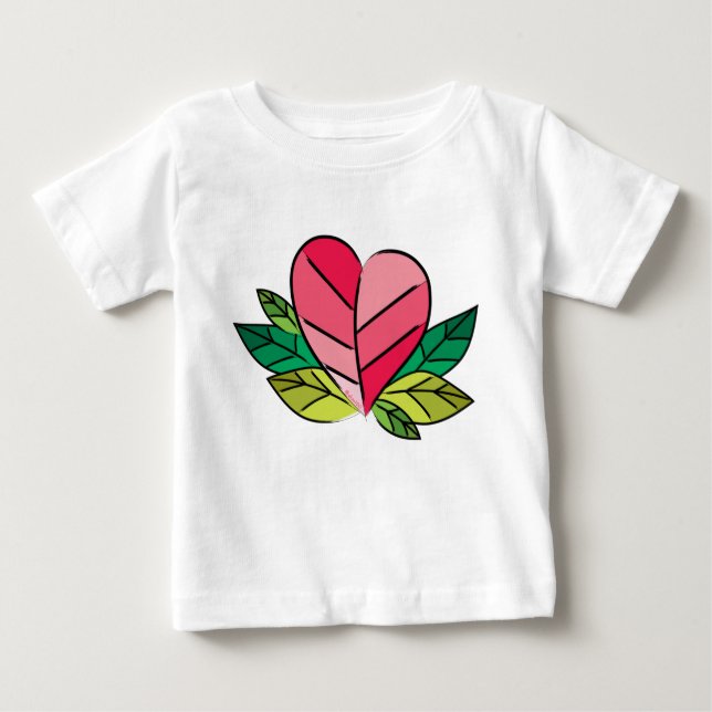 Camiseta De Bebé Gran Corazón de Mamacita (Anverso)
