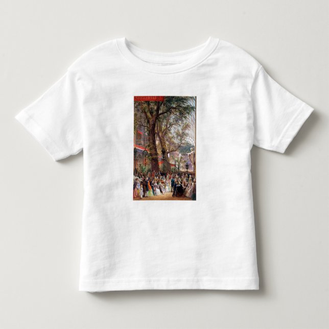 Camiseta De Bebé Gran exposición, 1851: interior (Anverso)