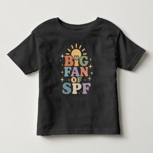 Camiseta De Bebé Gran fan de la protección solar SPF en verano