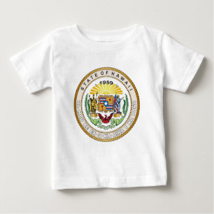 Camiseta De Bebé Gran foca del estado de Hawaii