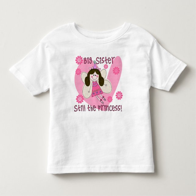 Camiseta De Bebé Gran Hermana aún la Princesa (Anverso)