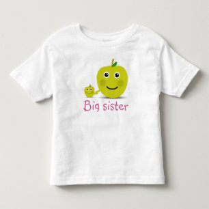 Camiseta De Bebé Gran Hermana Cute Fruit Tema