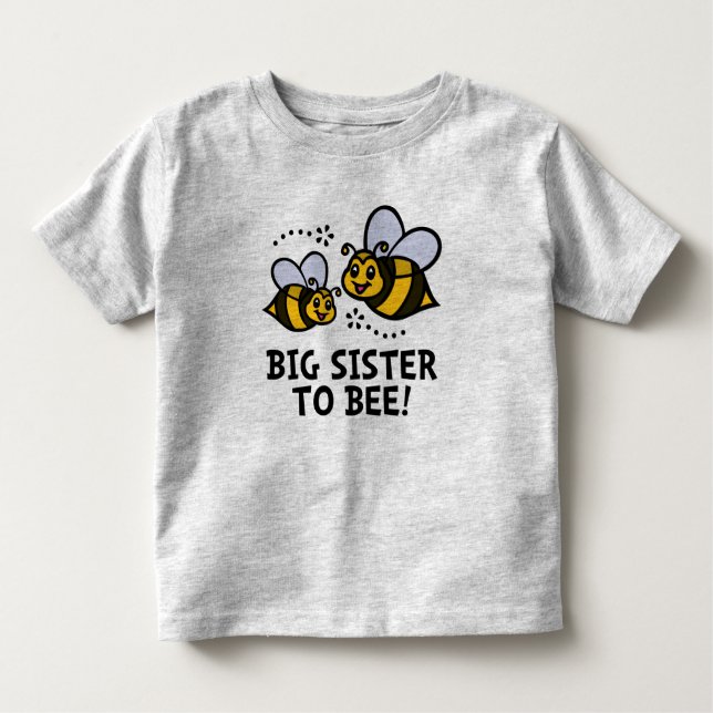 Camiseta De Bebé Gran Hermana De BEE (Anverso)