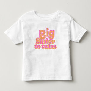 Camiseta De Bebé Gran Hermana de los Gemelos
