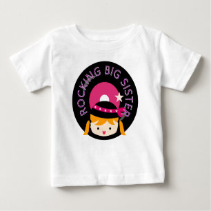 Camiseta De Bebé Gran Hermana de Rocking Blond