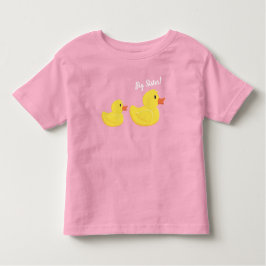Camiseta De Bebé Gran Hermana de Rubber Ducky