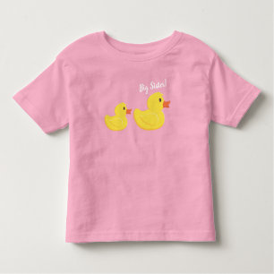 Camiseta De Bebé Gran Hermana de Rubber Ducky