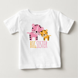 Camiseta De Bebé "Gran Hermana" de Tigres Cubiertos