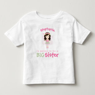 Camiseta De Bebé Gran Hermana de Woodland Fairy Princess