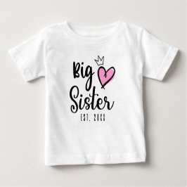 Camiseta De Bebé Gran Hermana EST 2021, revelación de embarazo