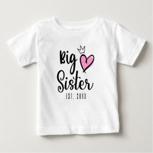 Camiseta De Bebé Gran Hermana EST 2021, revelación de embarazo
