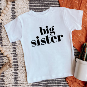 Camiseta De Bebé Gran Hermana Familia de hermanos coincidentes