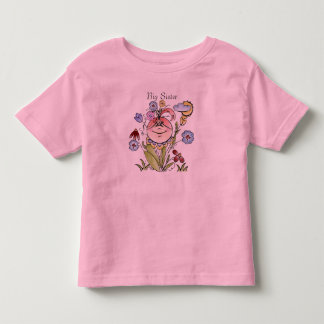 Camiseta De Bebé Gran Hermana Flower Garden Fairy