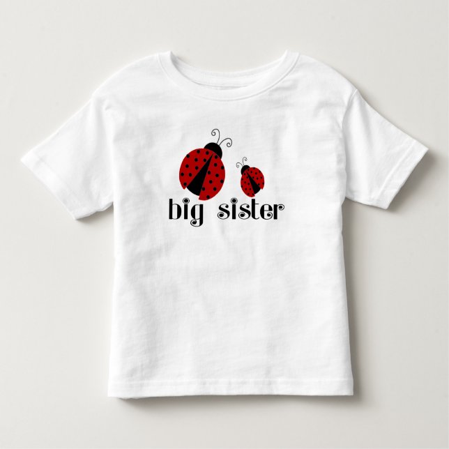 Camiseta De Bebé Gran Hermana Ladybug (Anverso)