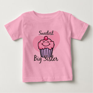 Camiseta De Bebé Gran Hermana más dulce