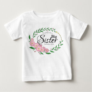 Camiseta De Bebé Gran Hermana para la Guerra de las Flores
