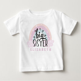 Camiseta De Bebé Gran Hermana Personalizada