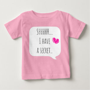 Camiseta De Bebé Gran Hermana personalizada revelar secreto