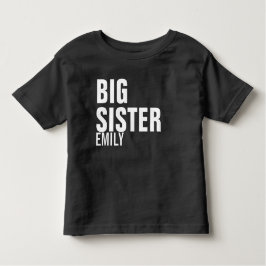 Camiseta De Bebé Gran Hermana Personalizado T-Shirt