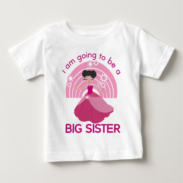 Camiseta De Bebé Gran Hermana Princesa (Anverso)
